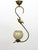 Two rare Swedish Modern pendant lamps, crafted with the quiet elegance that defined Scandinavian design during the mid-...