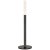Kelly Wearstler by Visual Comfort Signature Rousseau 20" Table Lamp in Bronze with Etched Crystal For Sale