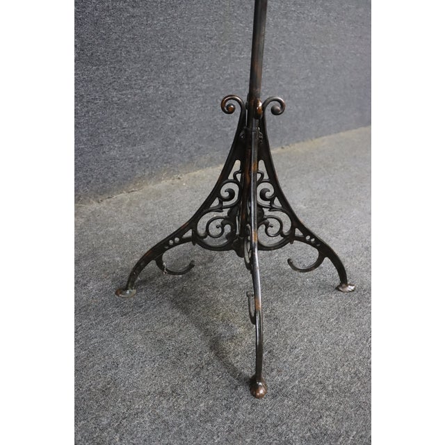 Victorian Iron Hall Tree Coat Rack & Umbrella Stand For Sale - Image 10 of 10
