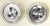 Matching Pair of Vintage-Style Crystal Flush Mount Ceiling Lights / Chandelier For Sale In Miami - Image 6 of 14