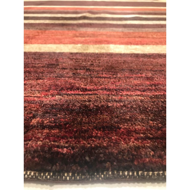 Vintage Afghan Pashtu Rug For Sale - Image 3 of 12