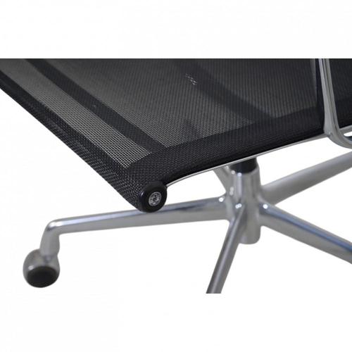 Vintage EA-117 Office Chair in Black Mesh by Charles Eames, 2000s For Sale - Image 7 of 16