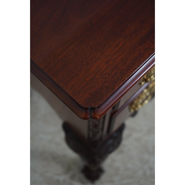 1990s Kindel Winterthur Ball & Claw Mahogany Lowboy For Sale - Image 11 of 18