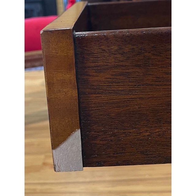Wood 1980s Maitland Smith Library Table For Sale - Image 7 of 11