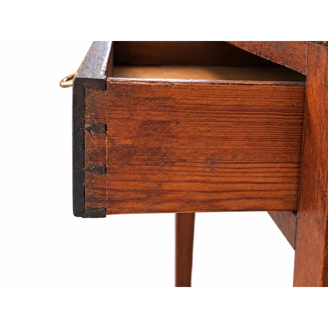 Late 18th Century Early American Federal Period One-Drawer Worktable Ca. 1785-1815 For Sale - Image 5 of 5