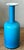 Vintage Boho Blue Opaline Vase For Sale In West Palm - Image 6 of 7