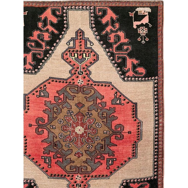 Rustic Galerie Shabab Collection Mid-20th Century Turkish Anatolian Room Size Carpet For Sale - Image 3 of 10