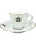 "21" Club New York Nyc Demitasse Coffee Espresso Cup & Saucer For Sale - Image 9 of 12