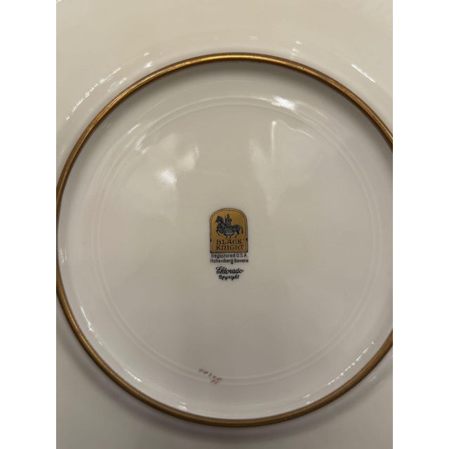 Early 20th Century Black Knight Hohenberg Bavaria “Eldorado” 72-Piece Porcelain Service for 12 For Sale - Image 10 of 10