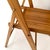 Striking Mid Century Solid Wood Folding Chairs. Made in Yugoslavia For Sale - Image 10 of 13