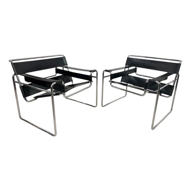 Vintage B3 Wassily Chair by Marcel Breuer for Bononia, Italy, 1960s For Sale
