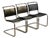 1980s S33 Dining Chairs by Mart Stam, Leather & Steel, Bauhaus For Sale