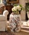 A classic Chinoiserie orange and black porcelain garden stool, plant stand, or small side table featuring Asian motifs,...