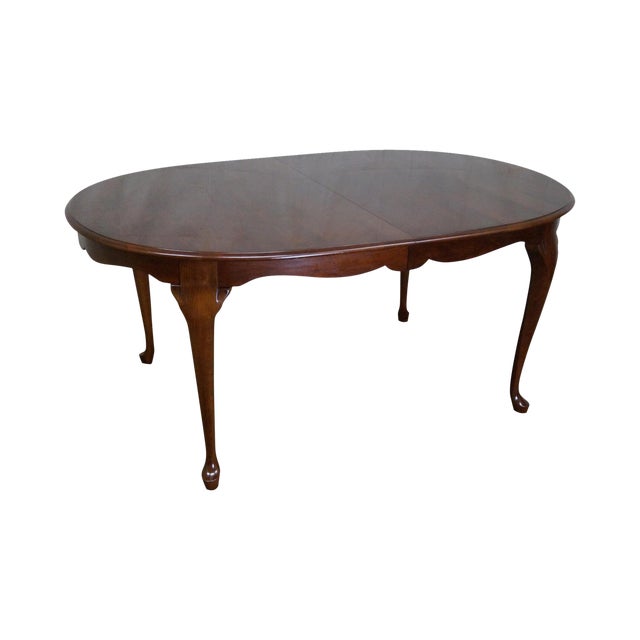 Pennsylvania House Solid Cherry Oval Queen Anne Dining Table Chairish