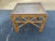 Late 20th Century Burnt Bamboo End Table With Removable Walnut Tray Top, Made in Italy For Sale - Image 9 of 9