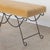 Panoplie Iron Double Loop Bench, Camel Mohair For Sale In Los Angeles - Image 6 of 12