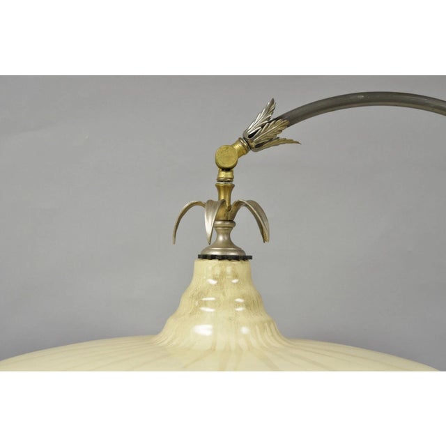 Vintage Retro Steampunk Adjustable Cantilever Pulley Victorian Floor Lamp For Sale In Philadelphia - Image 6 of 18