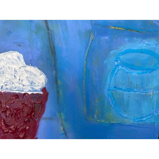 Abstract In the Court of the Last Panjandrum (Contemporary Multimedia Abstract Painting), Guy Lyman For Sale - Image 3 of 7