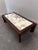 Large Belgian Oak Coffee Table with Breccia Marble Top, 1970s For Sale - Image 14 of 14