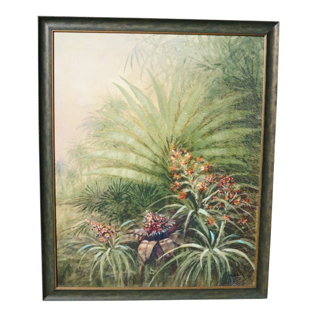 1960s Lee Reynolds Large Floral Painting For Sale