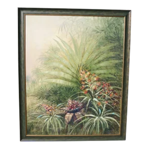 1960s Lee Reynolds Large Floral Painting
