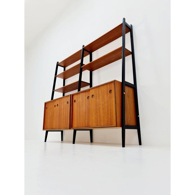 Mid century Original vintage bookshelf system / bookcase teak by Bengt Ruda from the 60s - Danish design Design: Danish...