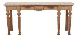 English Bleached Console Table