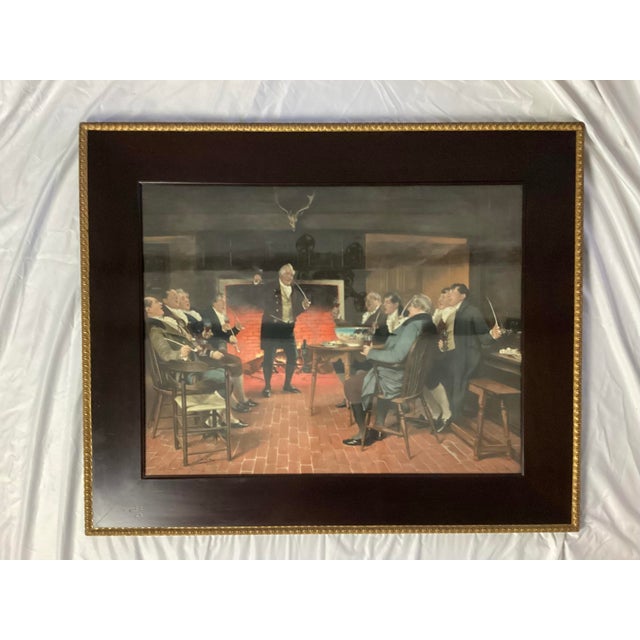 American Late 19th Century Large W.D.Sadler Print Hand Colored by w.w. Hall, Framed For Sale - Image 3 of 10