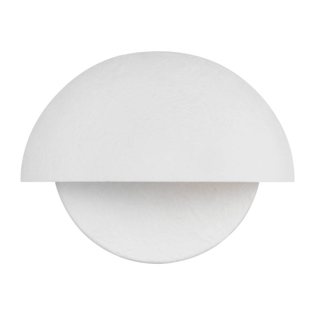 Featuring round, bowl-like shades in white Cast Plaster, Beaunay reflects 1920's - 40's European design influences,...
