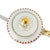 Exquisite and collectible 4-cup porcelain teapot by Mottahedeh in the discontinued "Charleston Feather" pattern. Adapted...