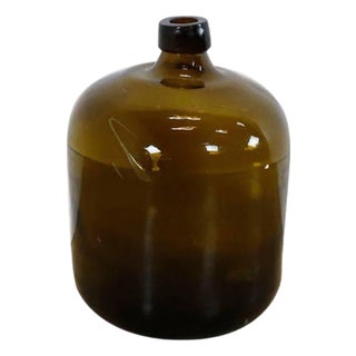1970s Big Size Art Glass Bottle For Sale