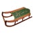 Outstanding Antique American Victorian Childs Snow Sled With Beautiful Original Hand Painted Features - Circa 1870s For Sale