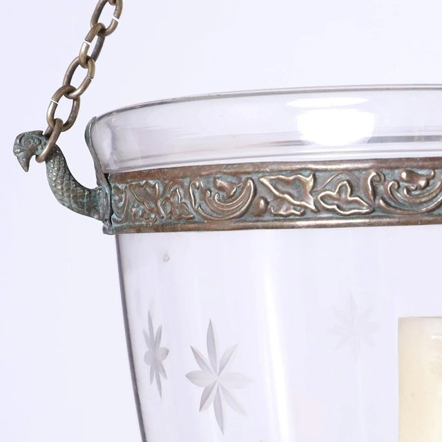 Victorian Antique Smoke Bell Light Fixture For Sale - Image 3 of 4