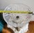 Vintage Cut Crystal Compote on Ornate Gilt Pedestal | Hollywood Regency Centerpiece | Rococo Crystal Fruit Bowl For Sale - Image 4 of 8