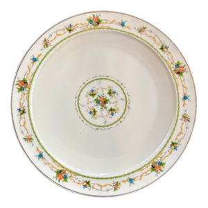 Vintage Noritake “Normandy” Dinner Plate – Floral Porcelain With Gold Trim – Made in Japan