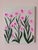 Modern Abstract Folk Art Floral Acrylic Painting, “Blooms of Tennessee,” Professional Stretched Canvas On Wooe Frame,...