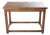Late 20th Century Rustic Distressed Finish Oak Farmhouse Table For Sale