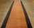 Modern 1950s Orange Open Field Vintage Turkish Anatolian Runner Carpet 4'3" X 18'8" Knotted Wool Rug For Sale - Image 3 of 9