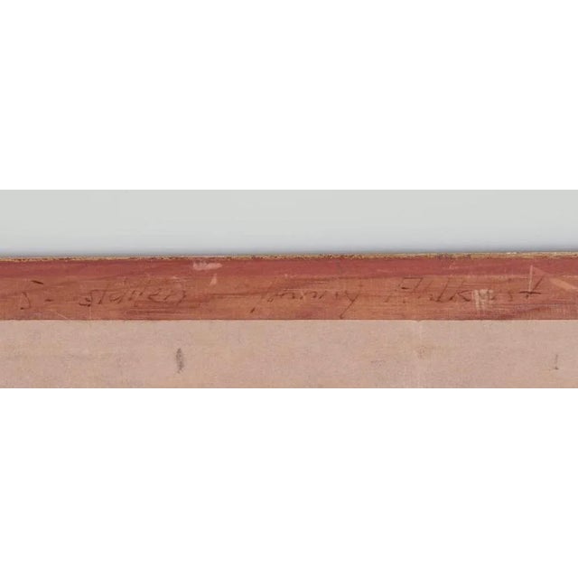 Knud Nielsen, Abstract Composition, 1960, Oil on Cardboard For Sale - Image 9 of 10