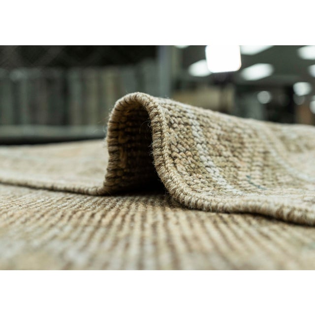 Textile Turkish Vintage Rug 5'1" x 10'5" #20778 For Sale - Image 7 of 8