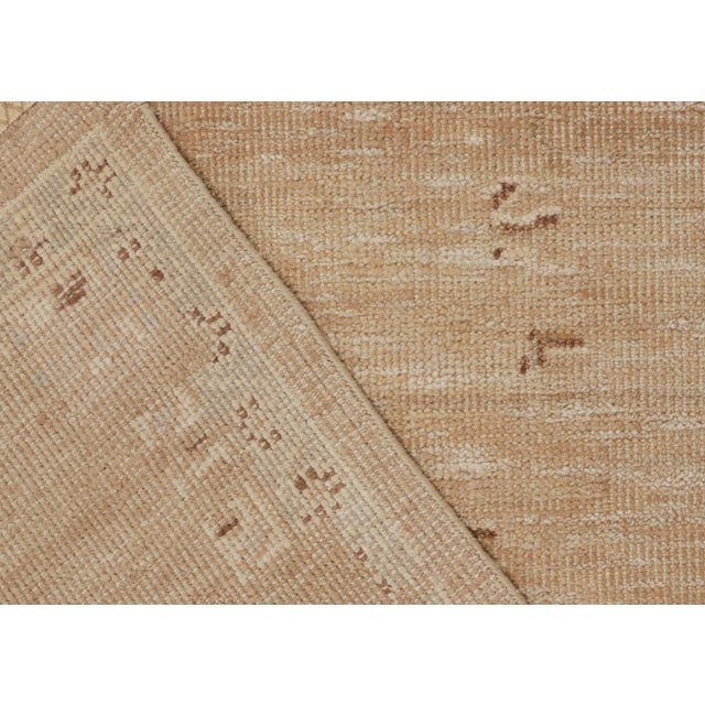 Textile 2010s Rug & Kilim’s Oushak Style Oversized Rug in Taupe With Floral Patterns For Sale - Image 7 of 7