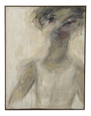 Abstract Portrait, 1967, Painting on Board, Framed
