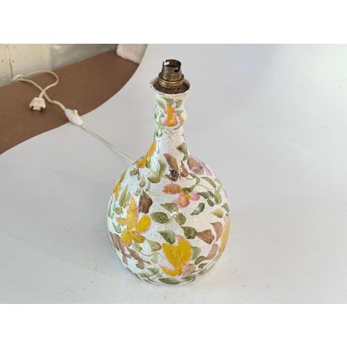 Glazed Ceramic Table Lamp by Jean Jacque Laurent, 1950s For Sale - Image 6 of 14