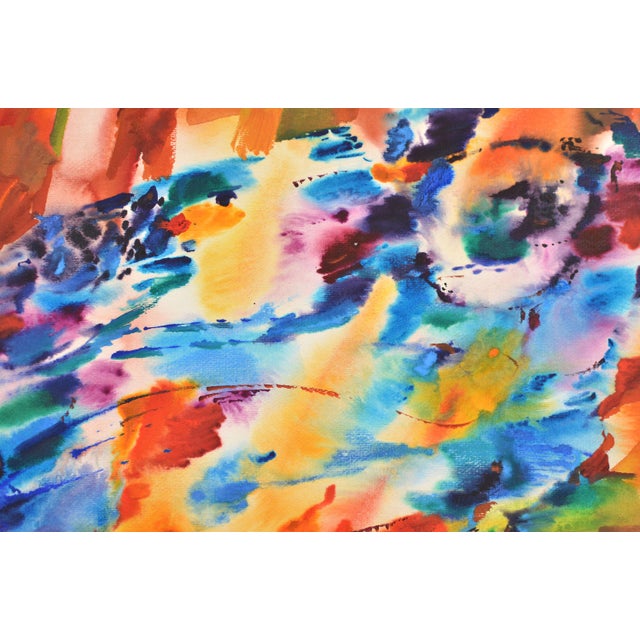 Malda Muizule, Changed World, 1980, Watercolor For Sale - Image 6 of 8