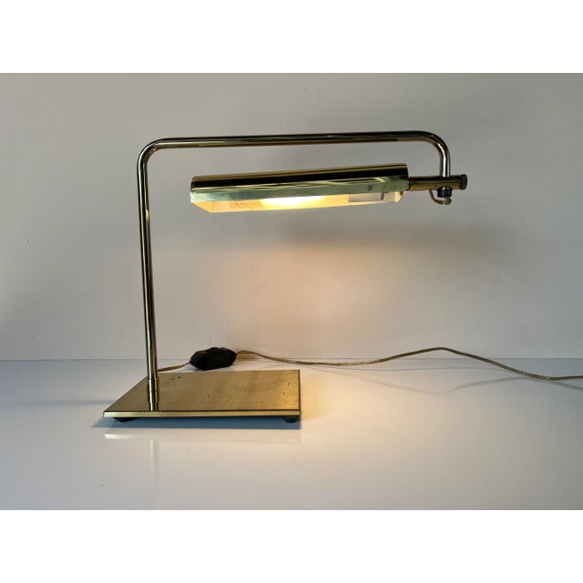 Mid-Century Modern Vintage Jim Bindman Brass Extendable Arm Desk Lamp/ Sold For Sale - Image 3 of 12