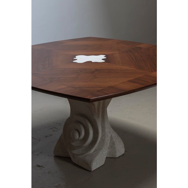 1980s Dining Table by Giandomenico Sandri for Laboratorio Del Marmo in Italy, 1980s For Sale - Image 5 of 18