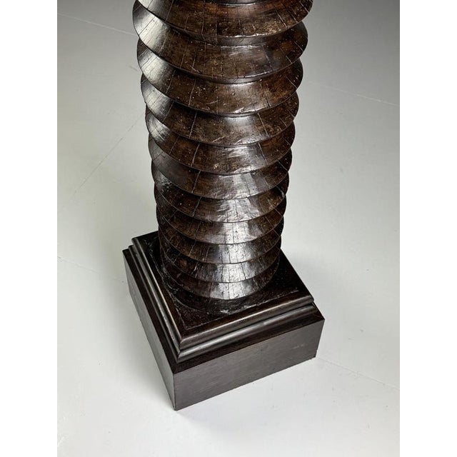 French Column Press in Wood, 1900s For Sale - Image 10 of 15