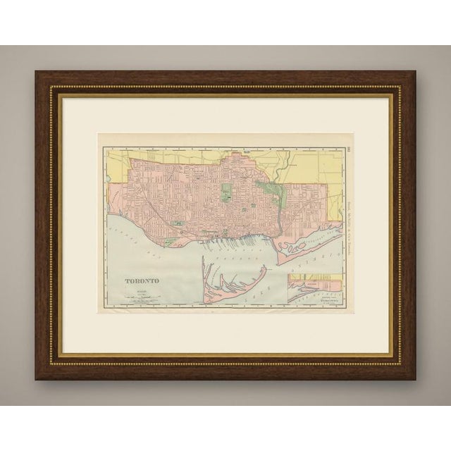 Rand McNally's antique map of Toronto, a detailed street plan printed in 1899 on page 382 of the firm's indexed atlas,...