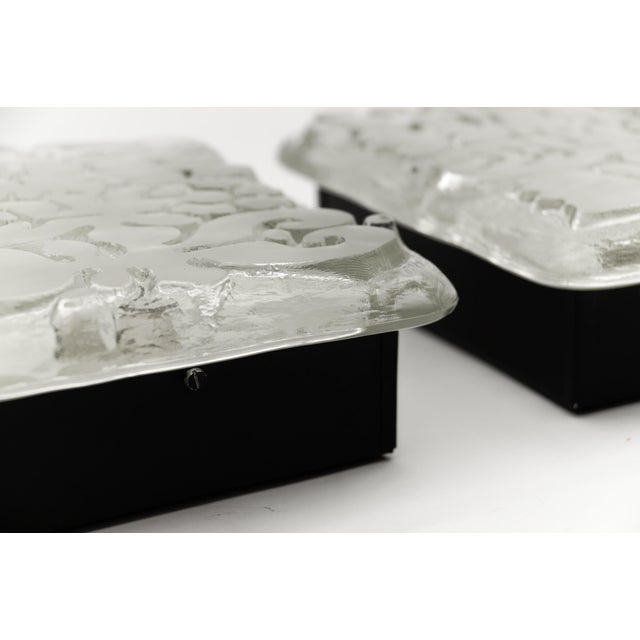 Space Age Wall Lights in Satin Glass by Peill & Putzler, 1970s, Set of 2 For Sale - Image 10 of 14