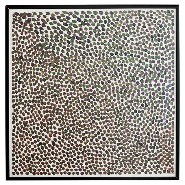 Modern Early 21st Century "Motif in Dots" Original Acrylic Painting on Masonite by David Roth For Sale - Image 3 of 9